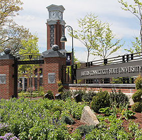 ECSU front gate